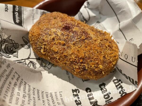 那覇の南の島のビストロの写真／紅芋チーズコロッケ