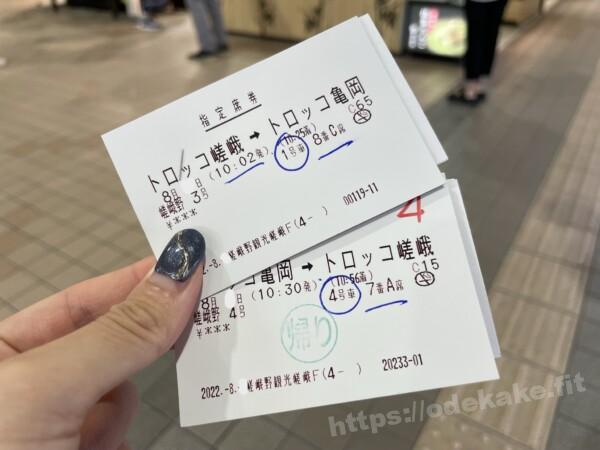 2022/8 京都トロッコ列車／トロッコ嵯峨駅