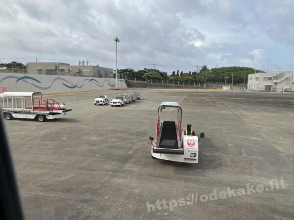 2022/7 久米島空港ベルトローダー