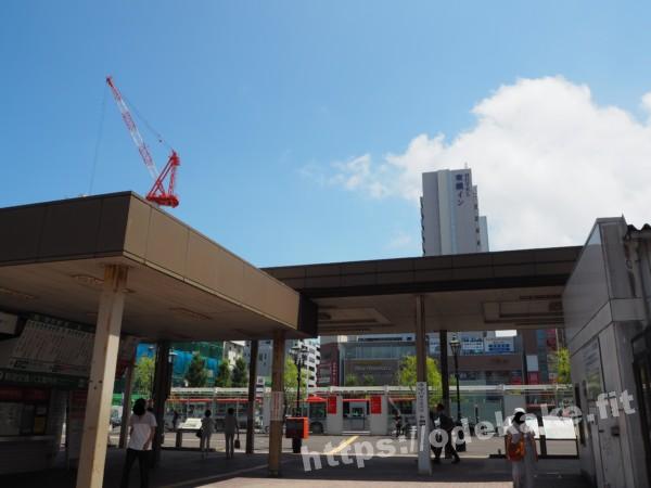 旅の写真（新潟駅バスターミナル）