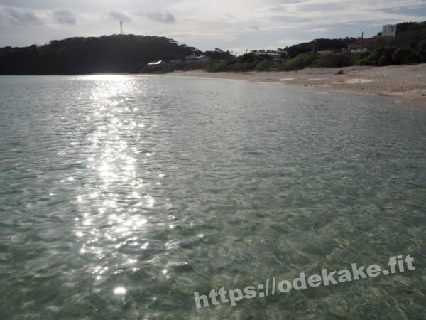 旅の写真／西日がキラキラの阿嘉島のメーヌ浜（前浜ビーチ）