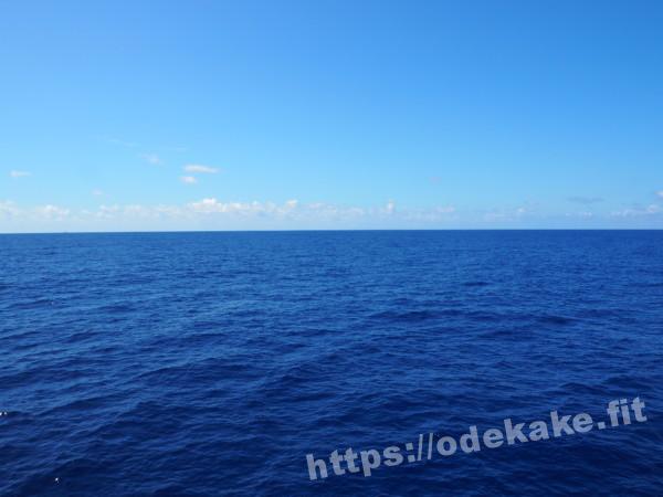 旅の写真／那覇沖の水平線