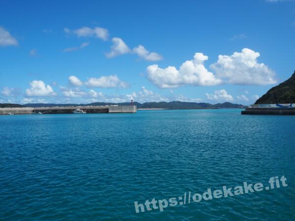 旅の写真／阿嘉島の港からの風景