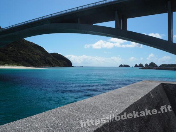 旅の写真／阿嘉島の港から見る阿嘉大橋