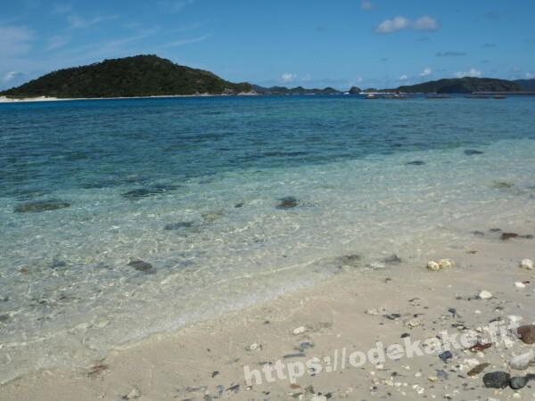 旅の写真／慶留間島の阿嘉島の対岸ビーチ