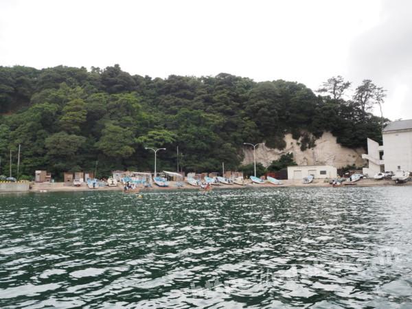 旅の写真／たらい舟から見る小木港
