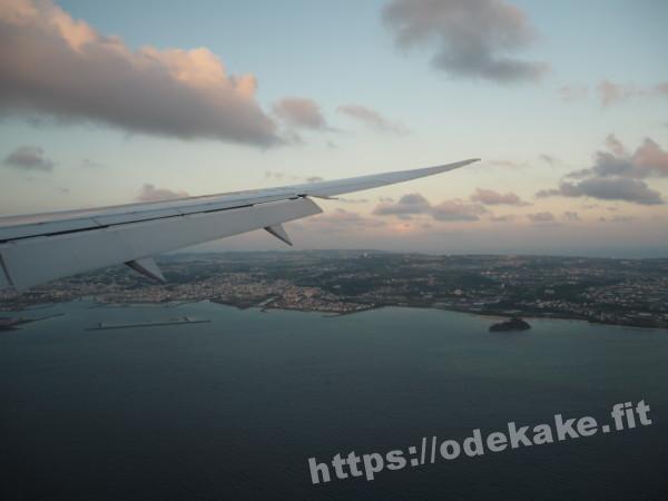 旅の写真／沖縄本島上空